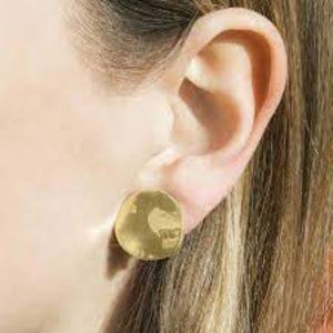 NEW Madewell Hammered Disc Earrings
